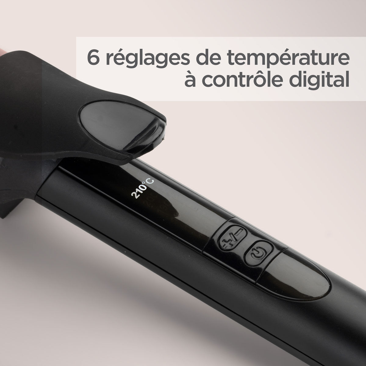 6 r&eacute;glages de temp&eacute;rature &agrave; contr&ocirc;le digital